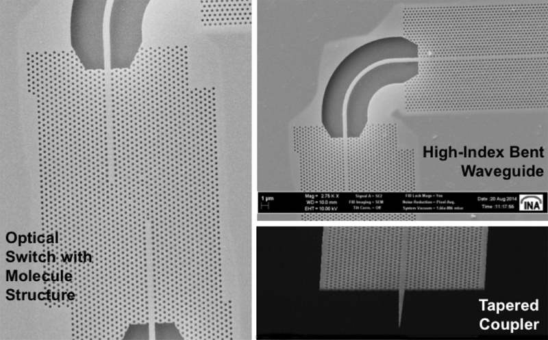 Optischer Schalter auf der Basis gekoppelter Nanokavitäten (in Kooperation mit Thales)