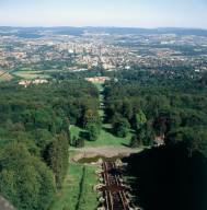 Look at Kassel from the Herkules monument
