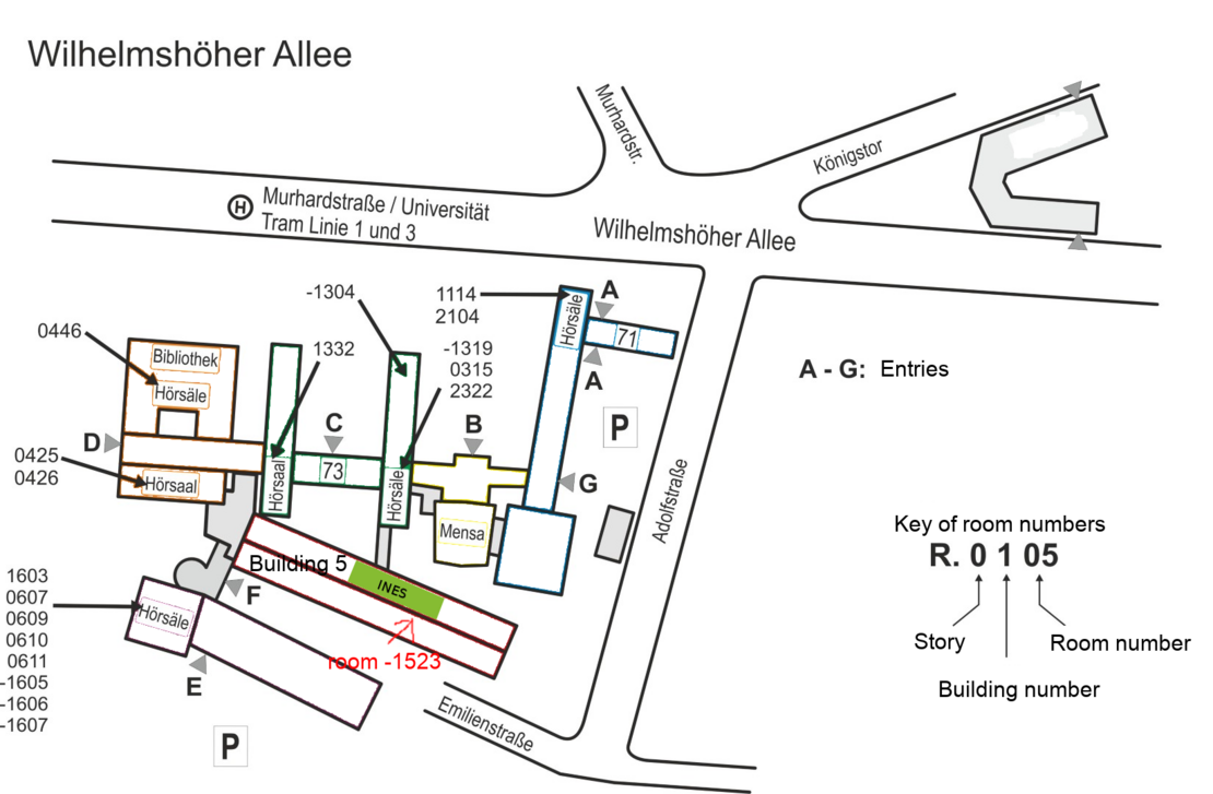Plan of Wilhelmshöher Allee 71-73