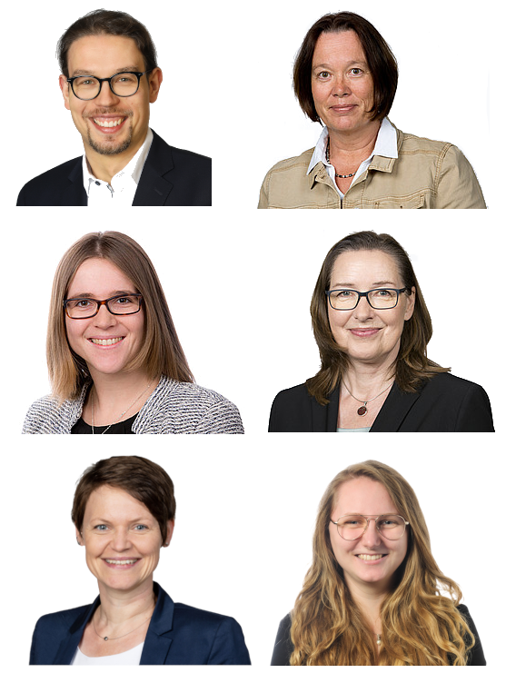 Team des FG Berufs- und Wirtschaftspädagogik (Prof. Dr. Michael Goller, Tanja Dietz, Katrin Arianta, Dr. Juliane Dieterich, Verene Pfeiffer, Alina Yudakov)