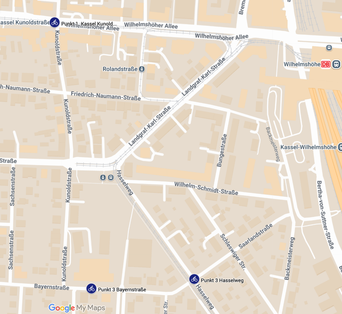 Kartenausschnitt google maps