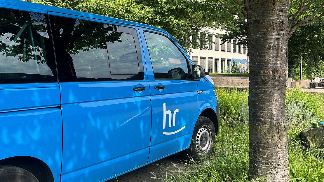 Fahrzeug des hessischen Rundfunks