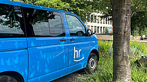 Fahrzeug des hessischen Rundfunks