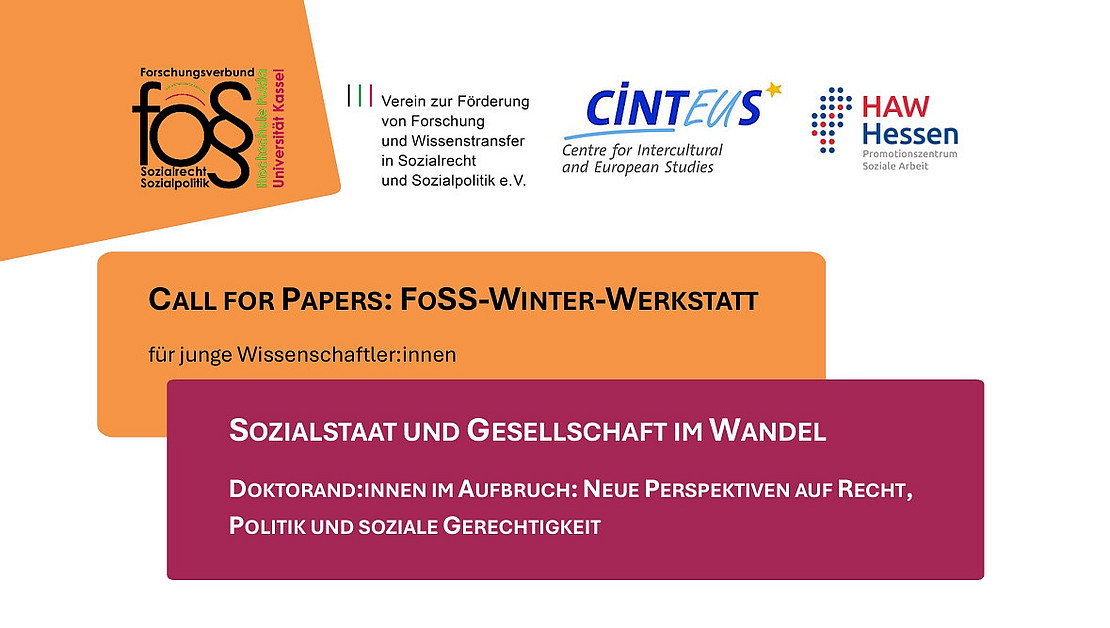 Tagung für junge Wissenschaftler:innen unter dem Motto: "Sozialstaat und Gesellschaft im Wandel. Doktorand:innen im Aufbruch: Neue Perspektiven auf Recht, Politik und soziale Gerechtigkeit."