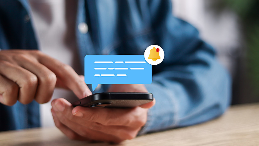 Cell phone on cell phone