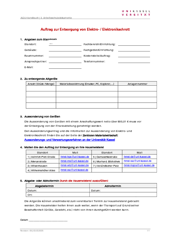 Entsorgung - E-Schrott