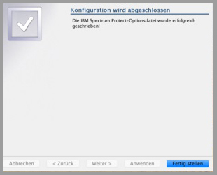  (öffnet Vergrößerung des Bildes)Konfiguration abschließen