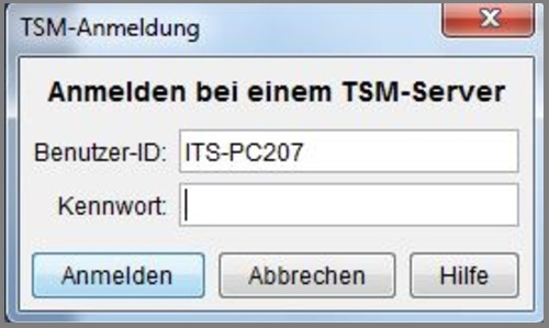 TSM-Anmeldung