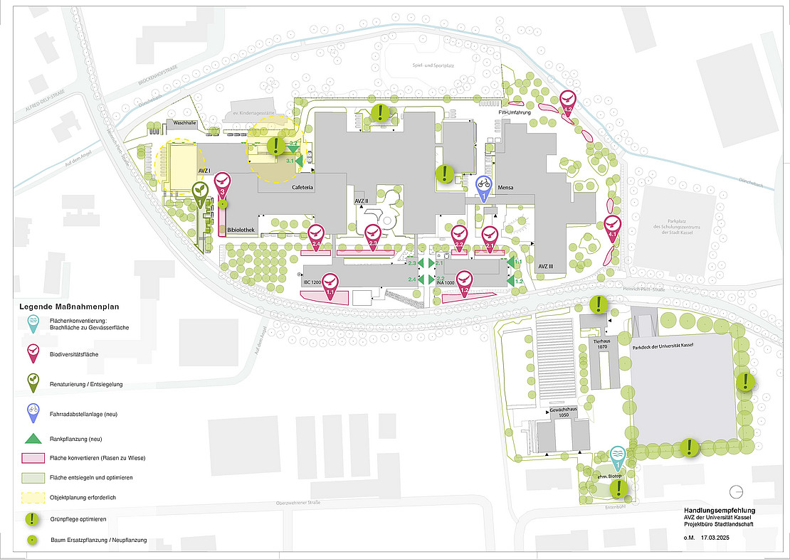  (öffnet Vergrößerung des Bildes)Heinrich-Plett-Straße, Maßnahmenempfehlungen