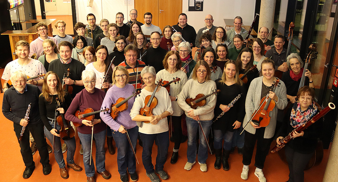 Gruppenbild des Sinfonieorchesters