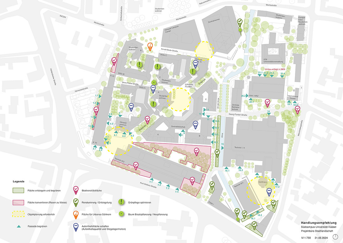  (öffnet Vergrößerung des Bildes)HoPla Südcampus - Maßnahmenempfehlungen
