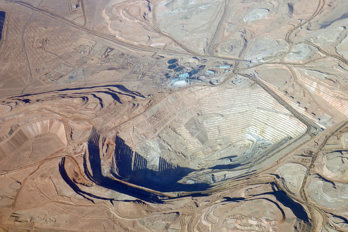 Bild einer Mine in Chile.