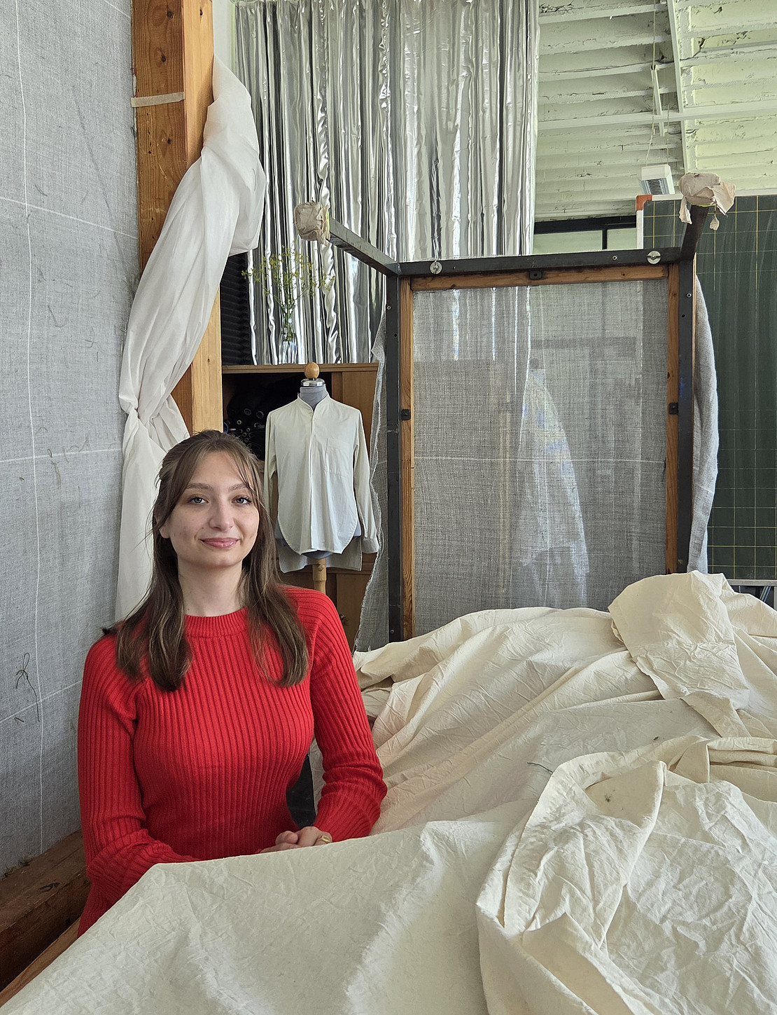 Indira Marukic in ihrer Werkstatt