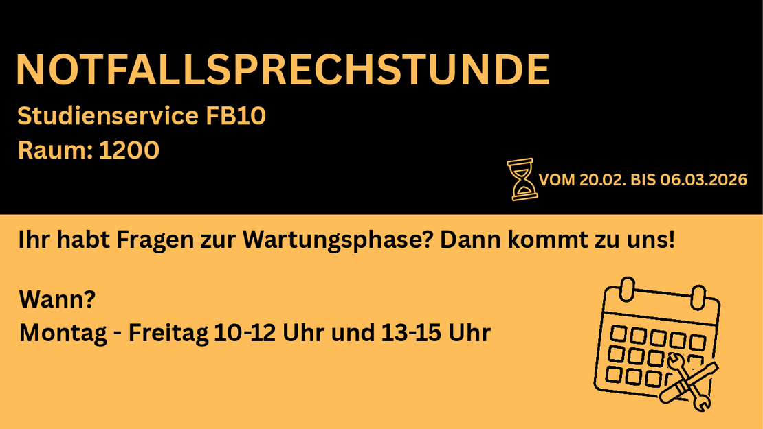 Emergency consultation hours for student services