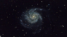 Top view of a galaxy.
