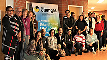 The picture shows participants of the Changes conference