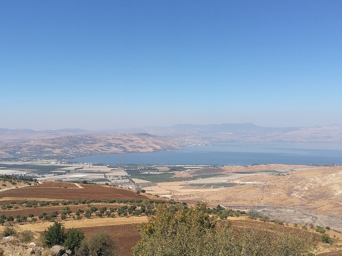 The Sea of Galilee.