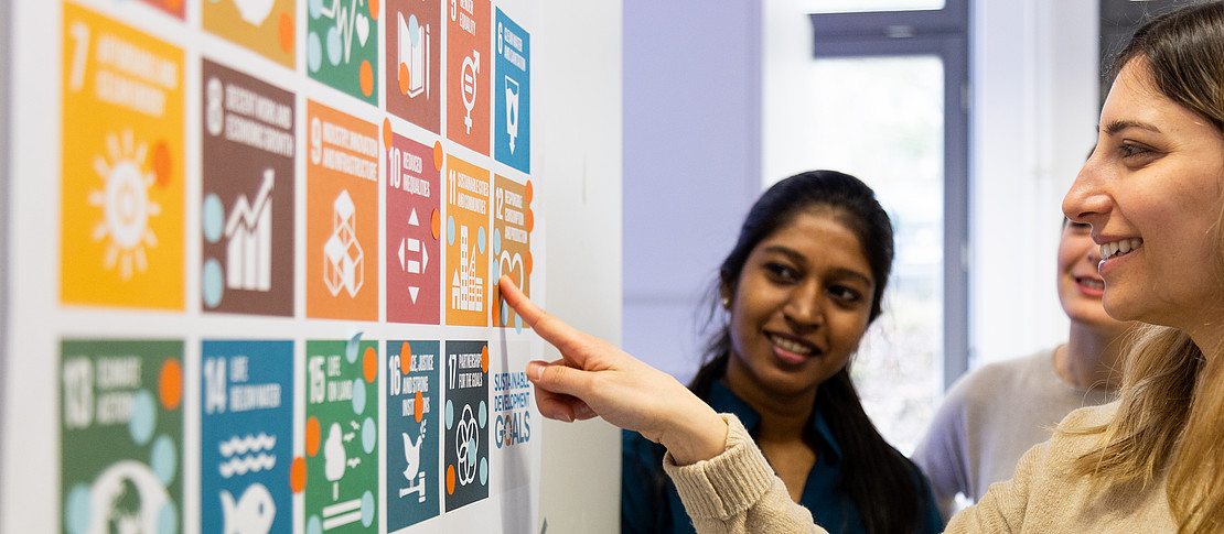 Seminarsituation mit Studierenden